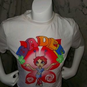 Graphic Crop Top "BADEE"